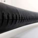 Leather for Steering wheel black gray dedate by DL SAILS